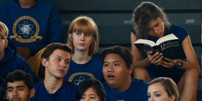 SPider-Man Homecoming Zendaya reading Of Human Bondage
