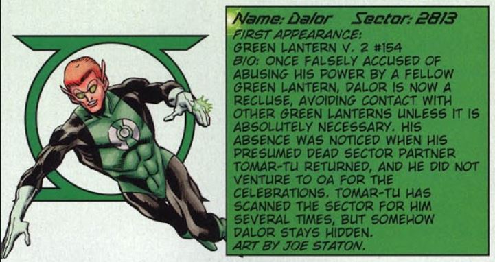 green lantern Dalor